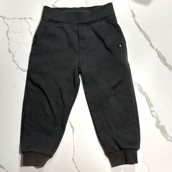 Calvin Klein | Boys Dark Grey Athletic Joggers SweatPants - Picture 1 of 9